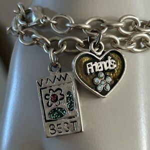 Vintage Y2K Best Friends Charm Friendship Bracelets